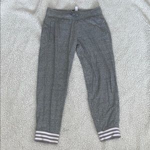 NWOT Adidas Gray Capris Sweats